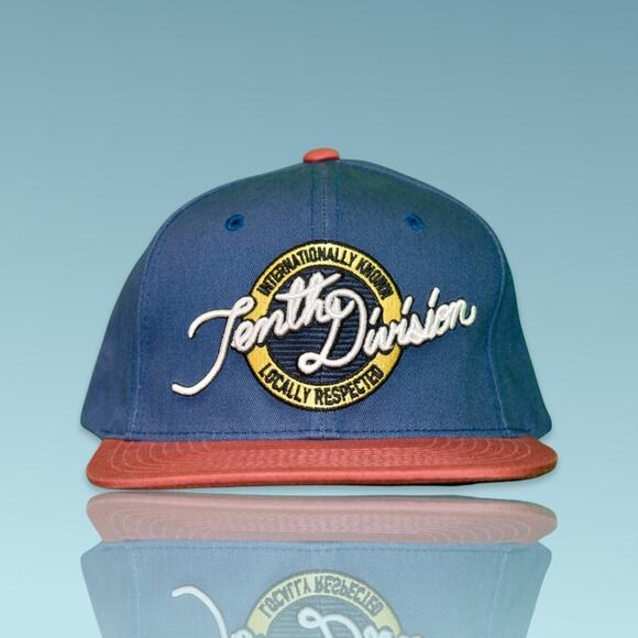 The Tenth Division Snapback Cap in Navy - Picture 8 of 8